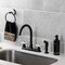Kingston Brass 8" Centerset Kitchen Faucet with Sprayer, Matte Black FB7790PXSP - alternate 4